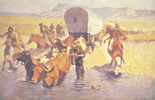 Frederick Remington The Emigrants china oil painting image